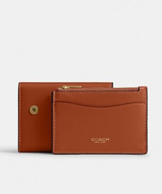 新品❤️コーチ COACH エッセンシャル カード ホルダー ウォレット ブラウン エッセンシャル カード ホルダー ウォレット | COACH/コーチ | 三越